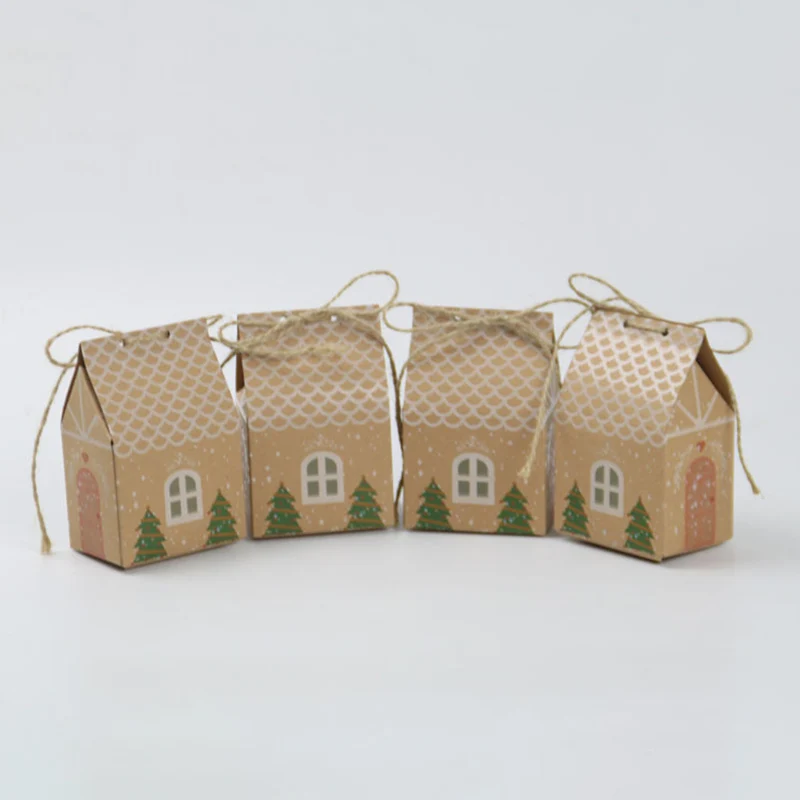 1 упаковка 50 шт. крафт бумага в европейском стиле Рождественская маленькая