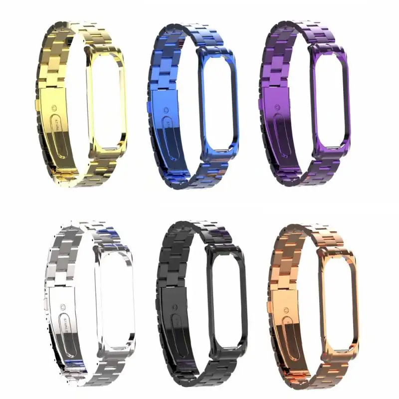 

For Xiaomi Mi Band 4 Mi Band 4 Stainless Steel Wrist Strap Replacement Smart Accessories Metal Wristband Watch Strap