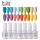 Гель-лак для ногтей, полуперманентный, лампа для сушки гель-лака цветов, 15 мл