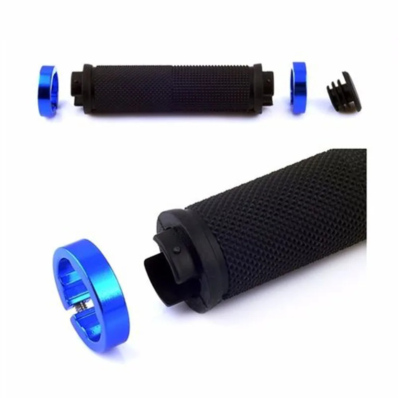 

1 pair MTB BMX Road Cycling Handlebar Grips Anti-Skid Rubber Bicycle Grips Mountain Bike Lock On Bicycle Handlebars End Grips