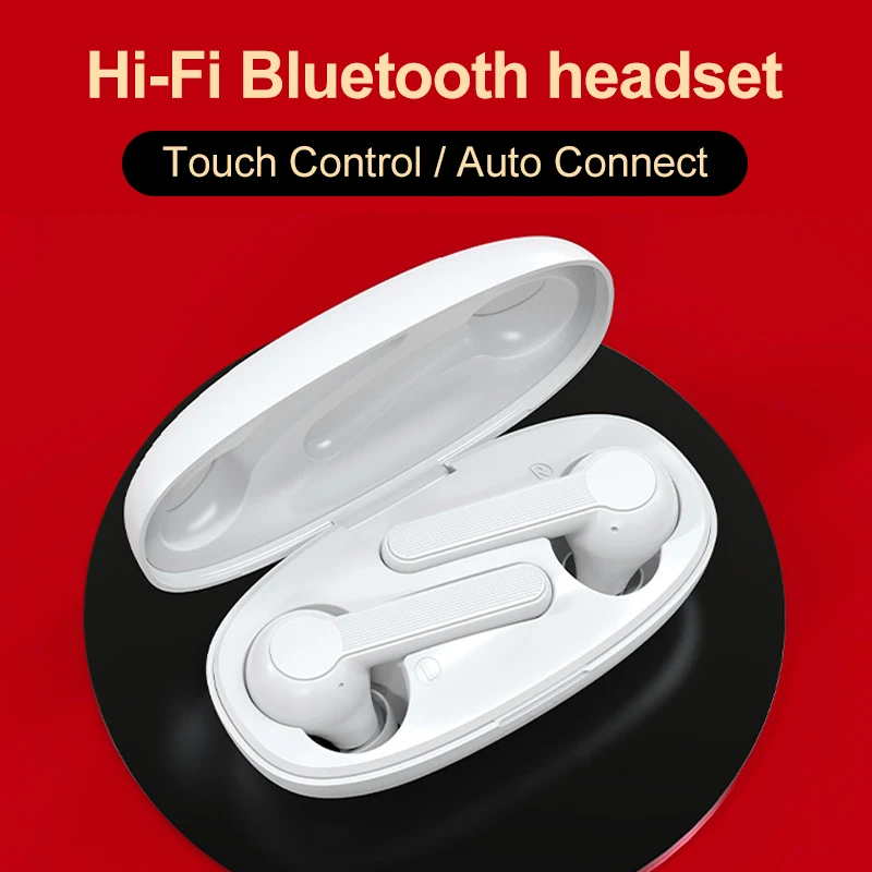 Leadcool TWS XY 7 беспроводные наушники HIFI Smart Touch Bluetooth 5 0 для android IOS|Наушники и гарнитуры|
