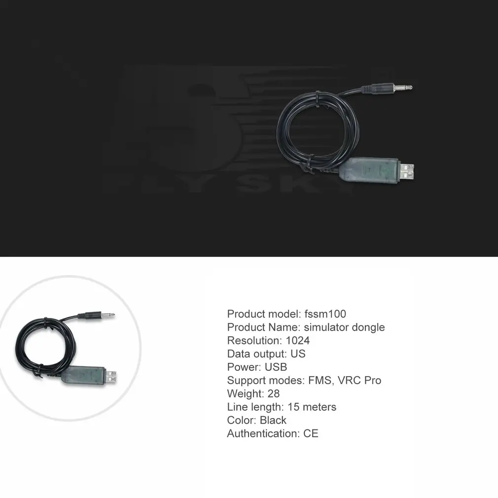 Flysky FS-SM100 RC USB для авиамодельного симулятора w/ FMS набор кабелей FLYSKY FS-i6 i10 i6X FS-T6 FS-CT6B