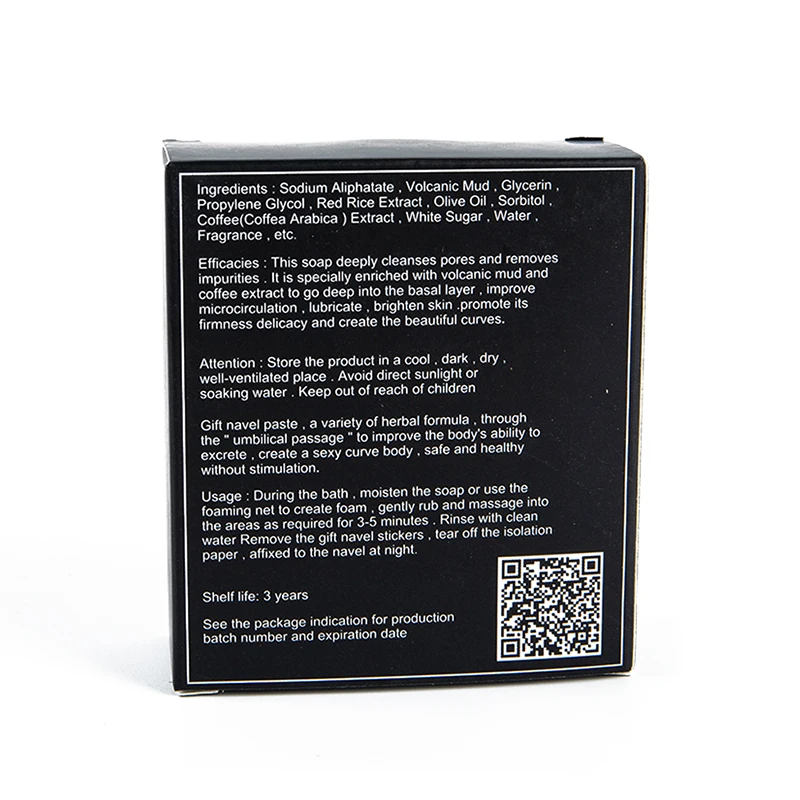 

Vulkanische Modder Gewichtsverlies Zeep Vet Brander Slim Patch Anti-Cellulite Afslanken Producten Volcanic mud bath soap