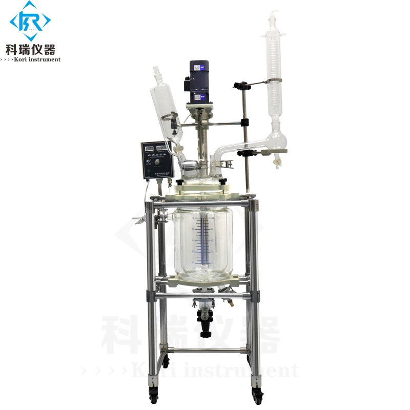 

Factory directly sell bilayer glass reactor