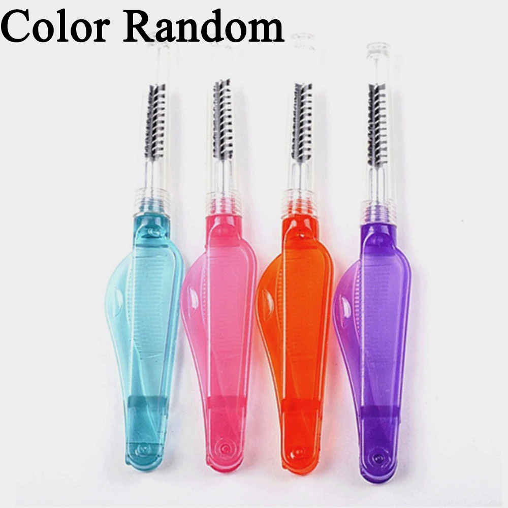 

1/5PCS Nylon Eyelashes Comb Double-end Eyebrow Brush Mascara Eyelashes Separator Tools New Foundation Brush Tool Makeup