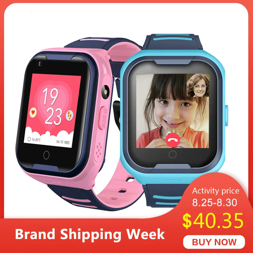 T19 Детские умные часы 4G gps Smartwatch Wifi трекер сенсорный экран SOS SIM телефонный звонок водонепроницаемые детские часы с камерой DF39Z DF39
