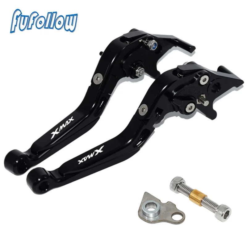 

Motorcycle CNC Accessories Handle Grips Clutch Brake Lever Parking Lock For Yamaha XMAX 125 250 300 400 XMAX250 XMAX300 XMAX400