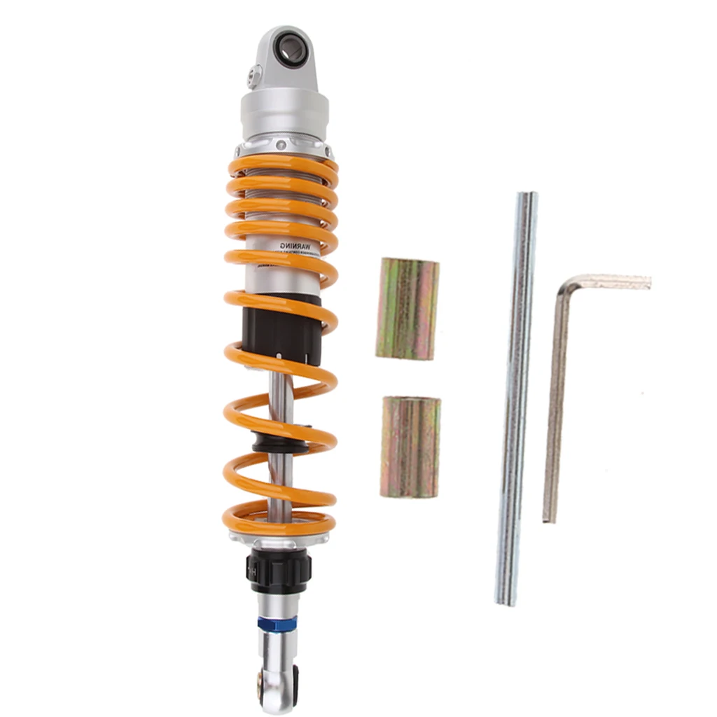 2 x Универсальные Задние Амортизаторы для мотоцикла оранжевая пружина 350 мм| |
