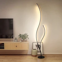 Modern Led Floor Lamp Minimalist Tree-shaped Floor Lamps For Living Room Bedroom Study Decor Light Nordic Home Standing Lamp