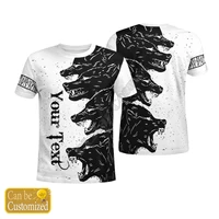 fenrir viking t shirts customize your name 3d printed t shirts women for men summer tees short sleeve t shirts