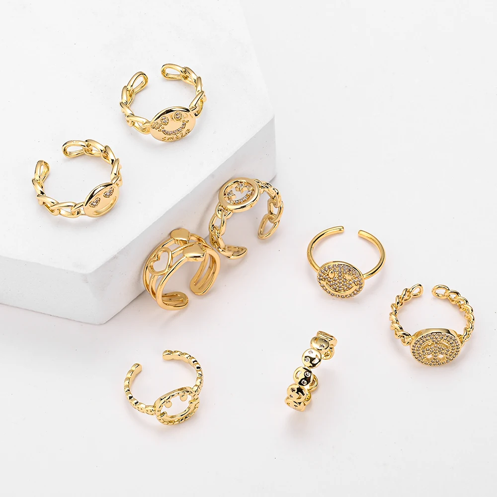 Кольцо Pipitree с фианитом женское прозрачное Ювелирное Украшение со звездой