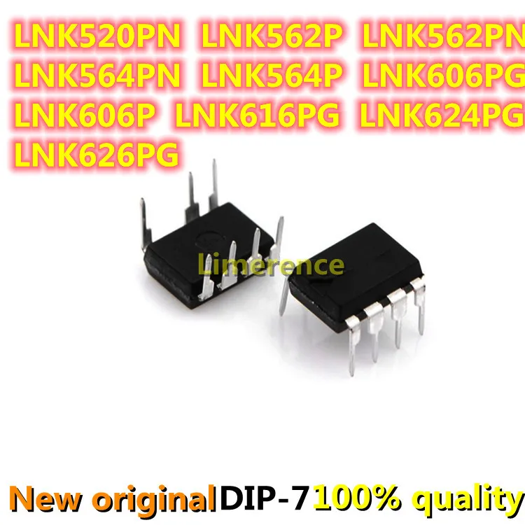 5 шт. LNK520PN LNK562P LNK562PN LNK564PN LNK564P LNK606PG LNK606P LNK616PG LNK624PG LNK626PG DIP-7 DIP7 новый и оригинальные интегральные микросхемы 5 шт. LNK520PN LNK562P LNK562PN LNK564PN LNK564P LNK606PG LNK606P LNK616PG LNK624PG LNK626PG DIP-7 DIP7 новый и оригинальные интегральные микросхемы