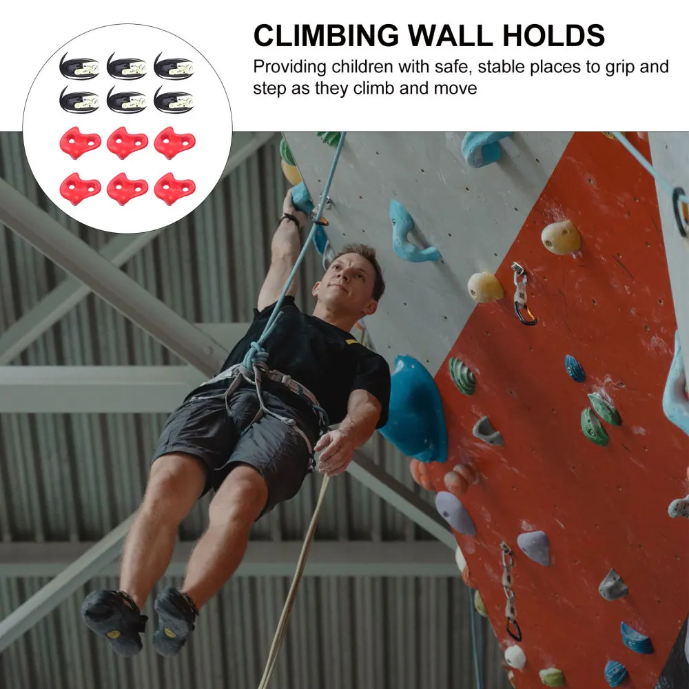 

1 Set Climbing Holds Wall Rocks Holds Climbing Equipment for Kids Children