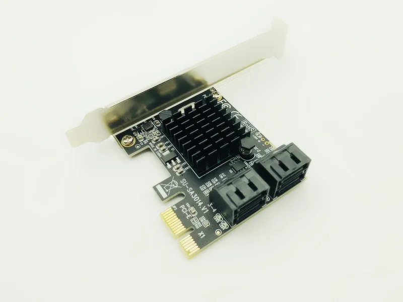 Плата расширения PCI E Express на SATA 3 0 с кронштейном 4 порта III 6 Гбит/с|Платы расширения|