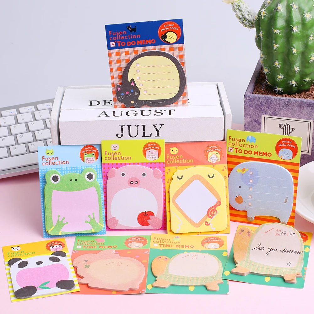 Стикеры Kawaii в виде панды корейские Канцтовары милый кот стикеры для записей