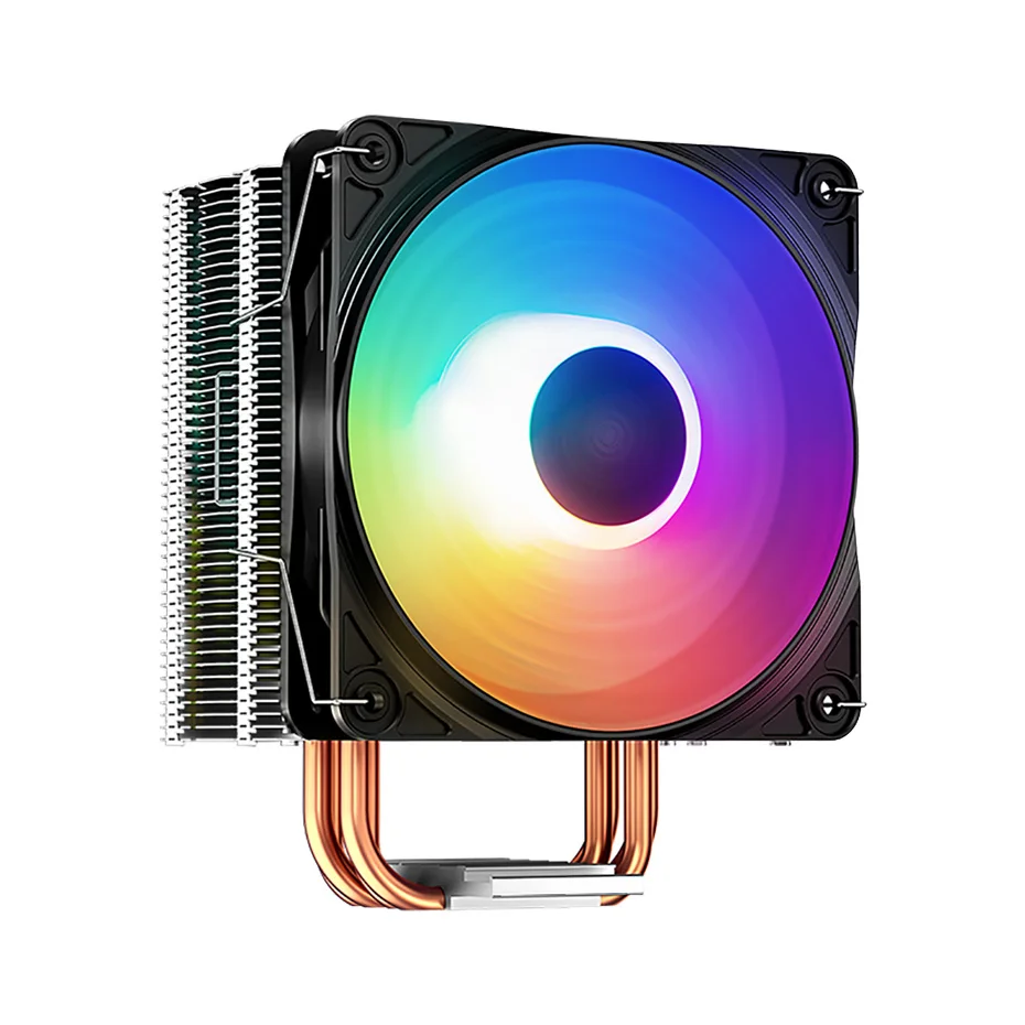 

DEEPCOOL GAMMAXX 400K/XT 4 Heat pipe CPU air-cooler radiator Six-color 120mm 4pin PWM LED silence Fan For Intel LGA1200 AMD AM4