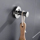 Хромированные крючки для халата из нержавеющей стали, настенная вешалка для ванной комнаты, кухни