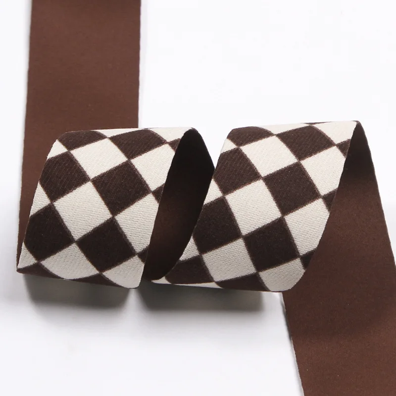 Клетчатая лента рулон бантов аксессуары для изготовления 40 мм 25 15 оптовая