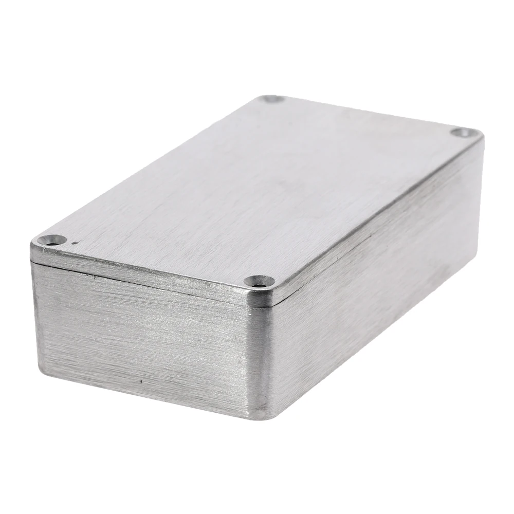 Алюминиевый корпус электронный литый прибор Stompbox Project Box Silver 1590B 112 2x59 6x31 мм чехол