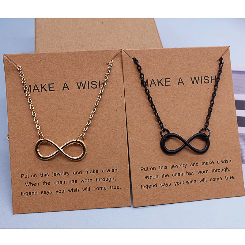 

Sale N591 Fashion 8 Infinity Necklace Simple Eight Letter Pendants Necklaces for Women Pretty Girls Jewelry Gifts Wholesale