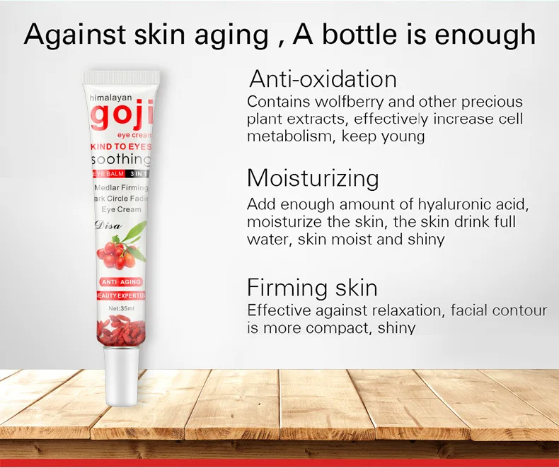 

Eye Cream Moisturizing Nourish Anti-Wrinkle Fine Lines Lighten Dark Circles Remove Bags Under Eyes Care Essence Skin Care