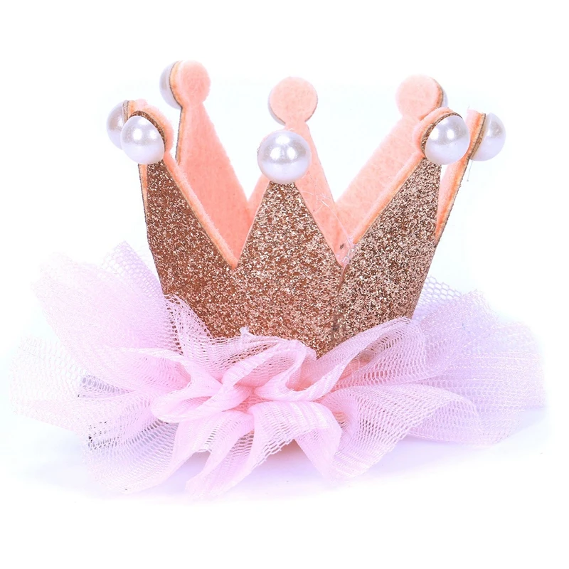 Корона зажим для собак принцесса стрижка заколка волос аксессуары маленьких