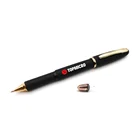 Капсульный микронаушник Ручка Premium Черная со встроенным микрофоном, кнопкой пищалкой и капсулой Gold 5 мм