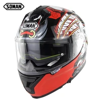 ece standard for motorcycle racing protective helmets reflective double lens helmets for men and womens outdoor riding