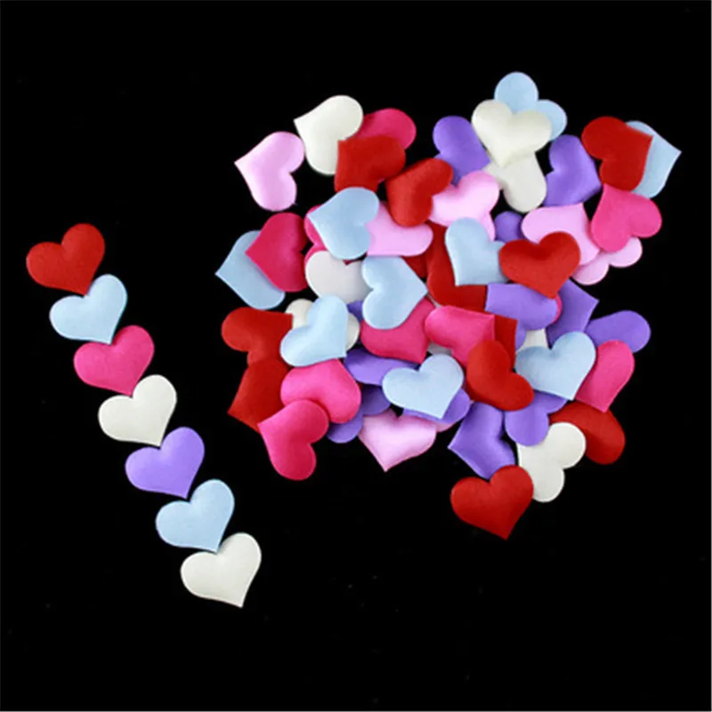 Романтическая губчатая атласная ткань 100 шт. 3 см искусственная Свадебная