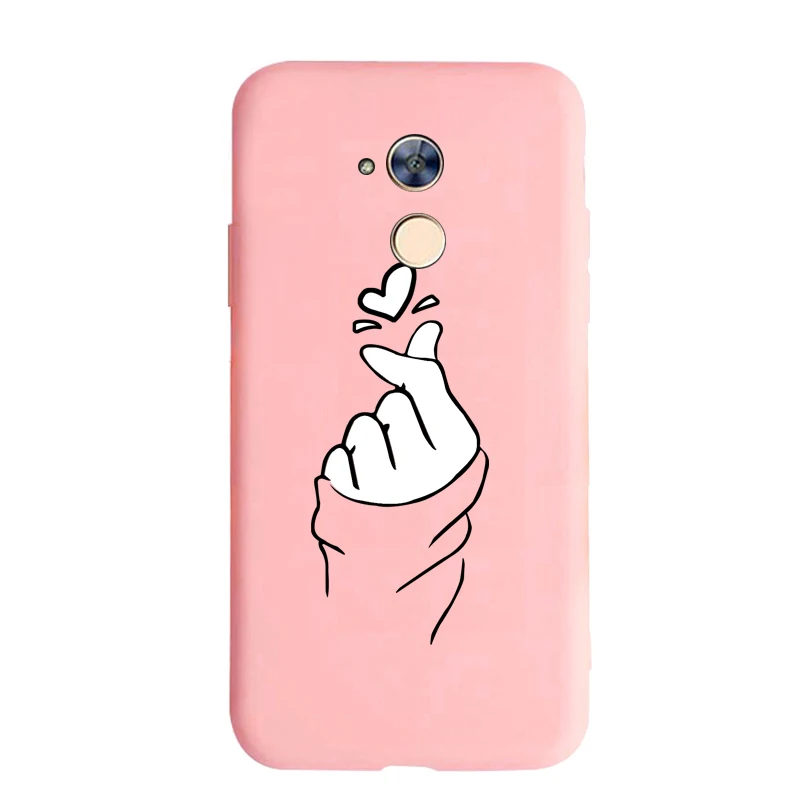 B20 pink case Мягкий силиконовый чехол IZYEKY для huawei P30 P20 P10 Lite Plus P8 P9 Lite mate 10 mate 20 Lite P Smart Забавный чехол - Цвет: B20 pink case