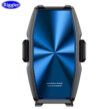 Qi Wireless Car Phone Charger 15W Fast Charge Holder Mount for Huawei P40 Mate30pro P30pro for iphone 12 Pro 11 pro max 11pro