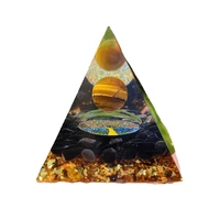 1 pc pyramid amethyst peridot crystal energy ogon stone pyramid yoga meditation tools home decor desk crafts