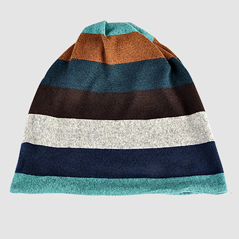 Модная осенне зимняя Шапка бини для мужчин и женщин свободная хлопковая