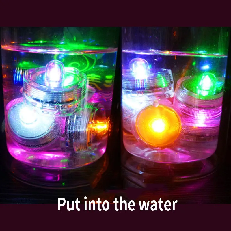 12 шт. светодиодный светильник в форме цветка сливы цветной мини для чая