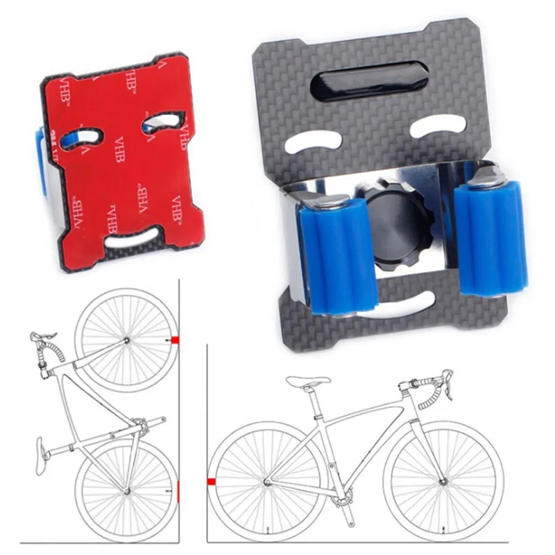 

Bicycle Mountain Bike Bicycle Adjustable Wall Mount Hook Rack Holder Storage Bracket Showing Hanger Bike Parking Mount