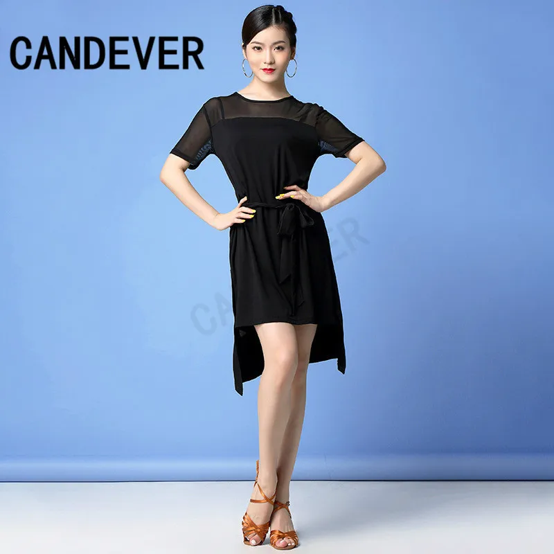 Новое модное платье для латинских танцев женское бальное с