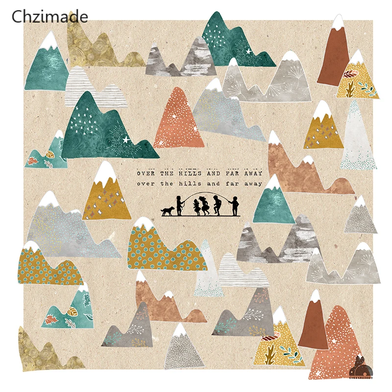 

Lychee Life 30 шт./лот мультяшный горный бархат бумажная наклейка для «сделай сам» Скрапбукинг счастливый планировщик проект журнала