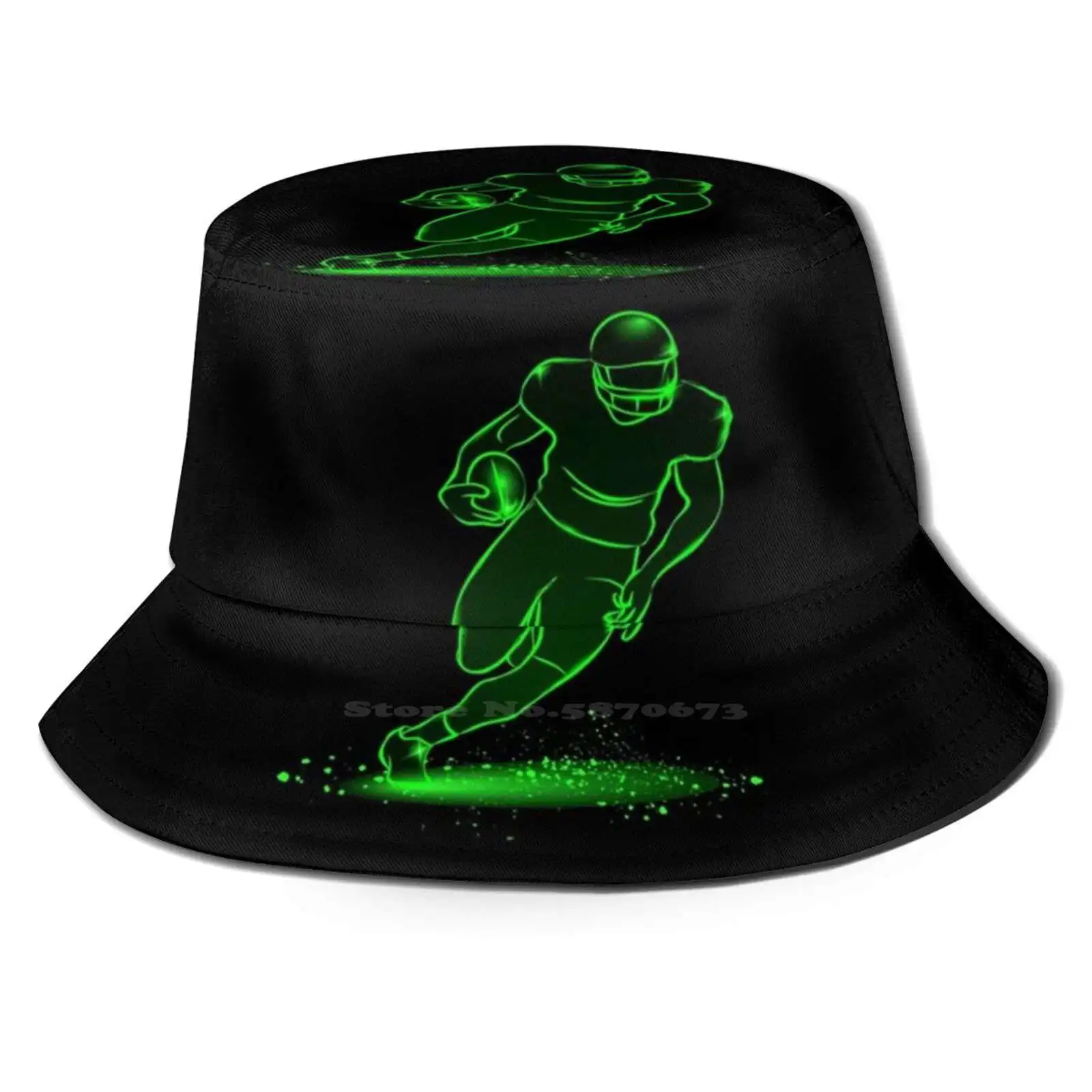 

Американский футбольный Игрок Силуэт Футбол любимый фанат подарок уличная Солнцезащитная Рыбалка Панама шляпы футбольные дизайны идеи дл...