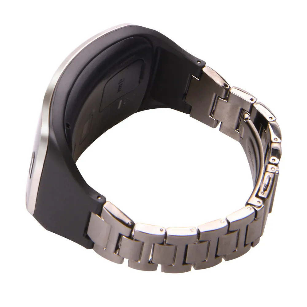 Stainless Steel Watch Band Wrist Strap Bracelet For Samsung Gear S Sm-r750 Black Silver Color Watches Holder Sport Accessories | Спорт и