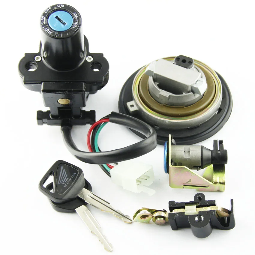 Переключатель зажигания мотоцикла, крышка бензобака, комплект ключей для блокировки сиденья для Honda XLV650 XL650 Transalp 2000-2006 35010-MCB-610