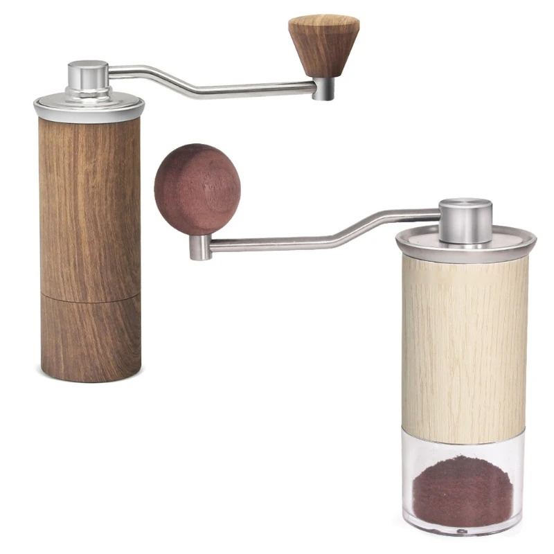 

Manual Coffee Grinder Stainless Steel Grinder Conical Coffee Bean Miller Coffee Milling Machine Wooden 15/35g Dropshipping