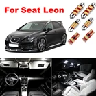 12 шт. светодиодный внутренний светильник комплект для Seat Leon MK2 1P 1P1 2005-2012 Купол Карта дверь багажника Lmap аксессуары