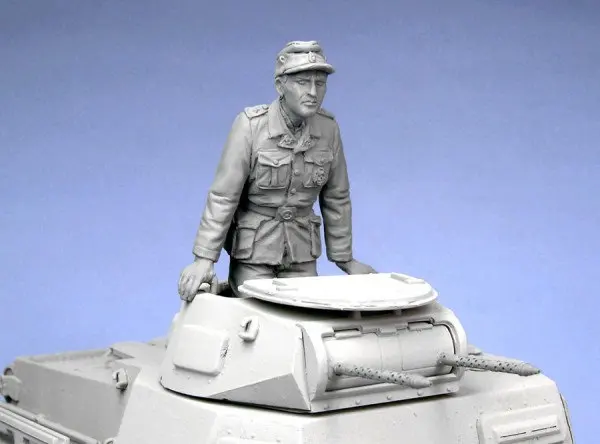 1/35 стойка офицера древнего человека (без резервуара) наборы моделей фигурок из