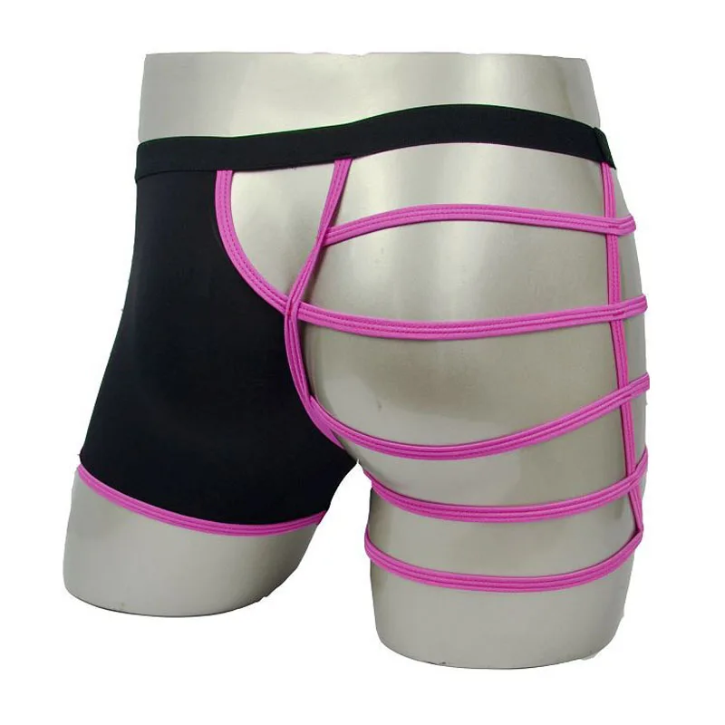 Мужские пляжные шорты для плавания с открытой промежностью Эротическое нижнее