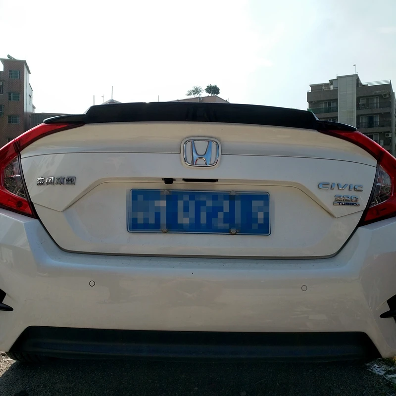 Новый дизайн высококачественный спойлер из АБС-пластика для honda civic 2015 2016 2017