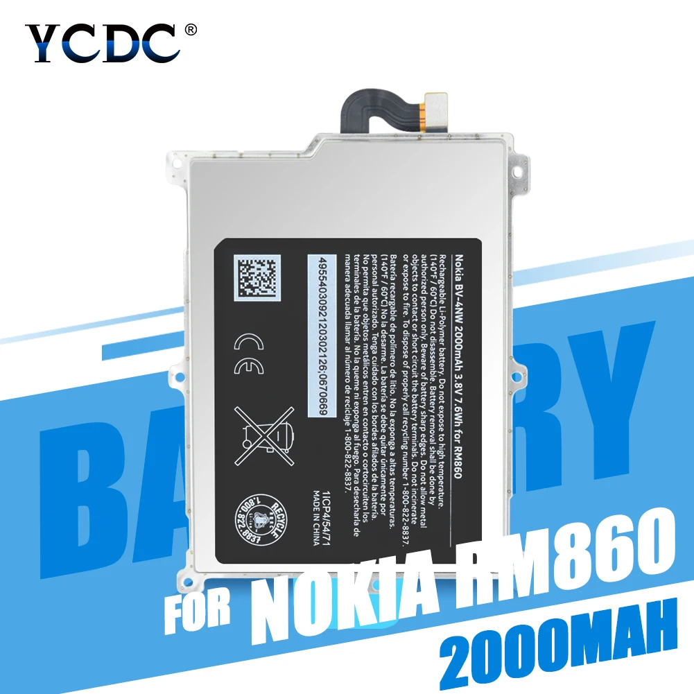 3 8 V 2000mAh BV4NW BV 4NW Литиевая Батарея перезаряжаемые батареи мобильного телефона