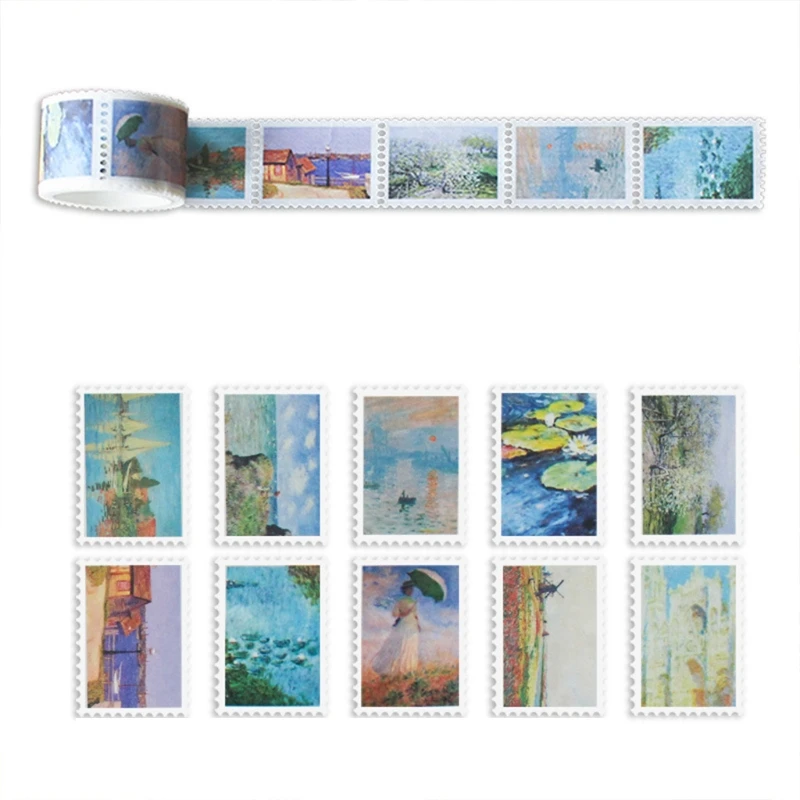 

Retro Stamp Washi Tape Hand Account Masking Tape Cute Photo Album Diary