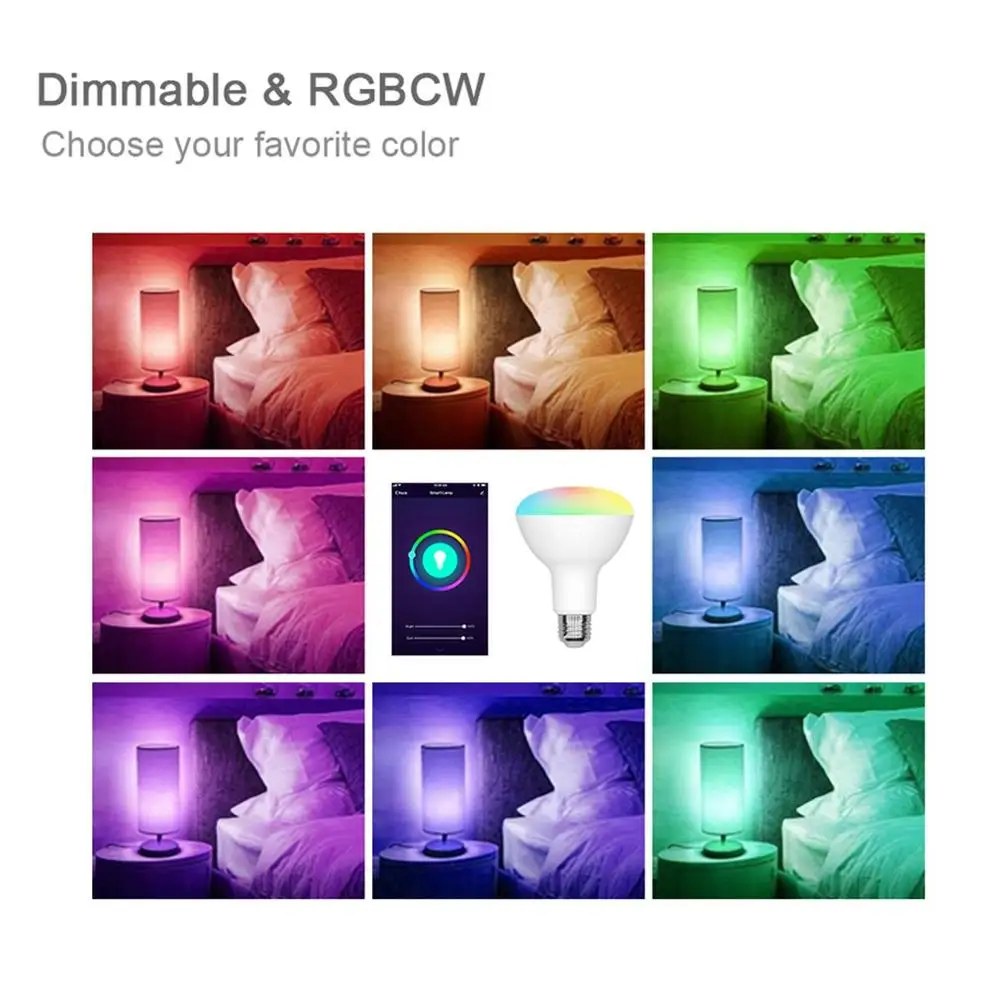 Умная лампочка Wi Fi беспроводная умная лампа Домашний Светильник ing светодиодный