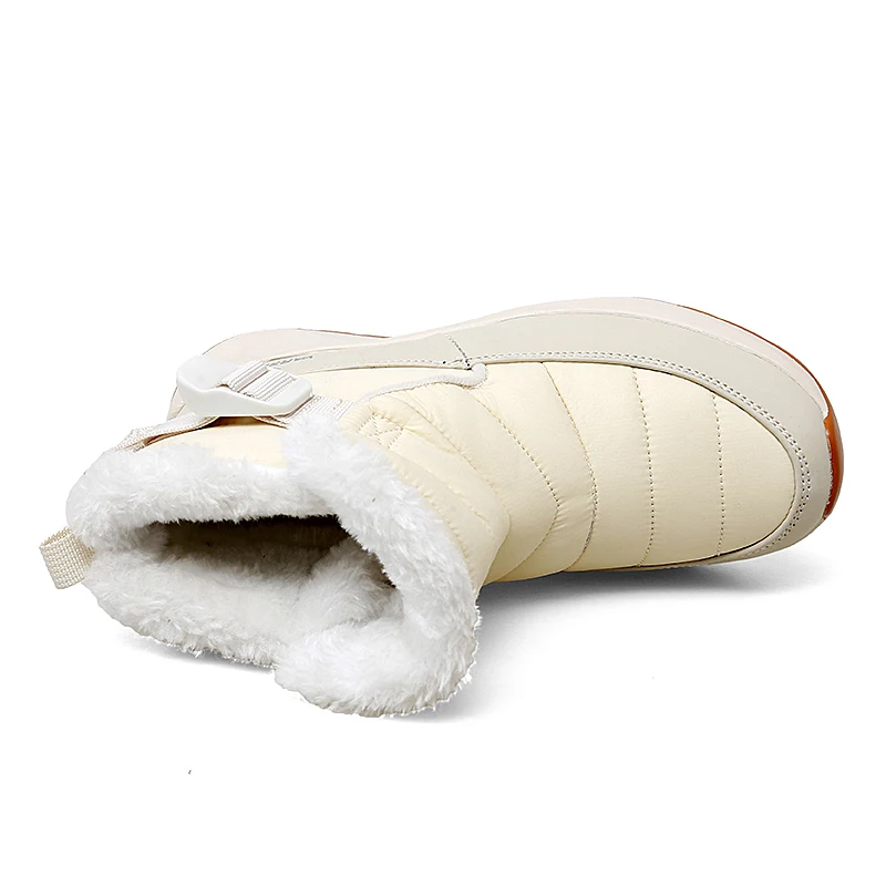 Winter Women Boots Warm Sneakers Trendy Black Ankle Boots Waterproof Snow Boots Female Warm Fur Boots Platform Botas De Mujer