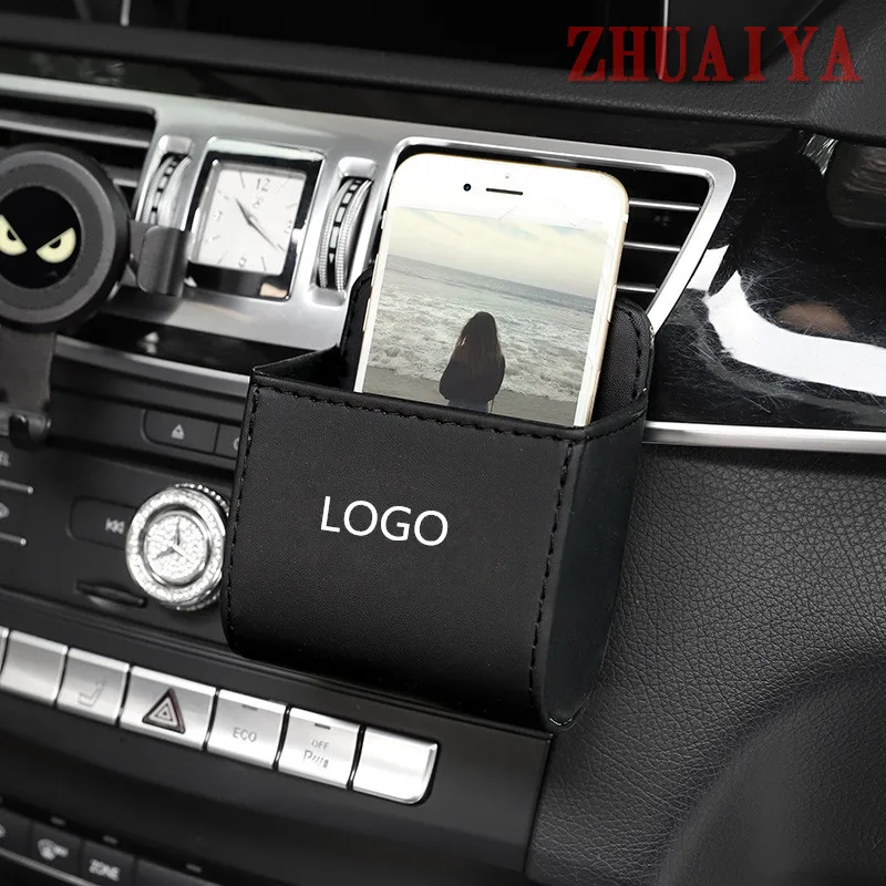 1 шт. автомобильный чехол для монет из искусственной кожи автомобиля на выходе